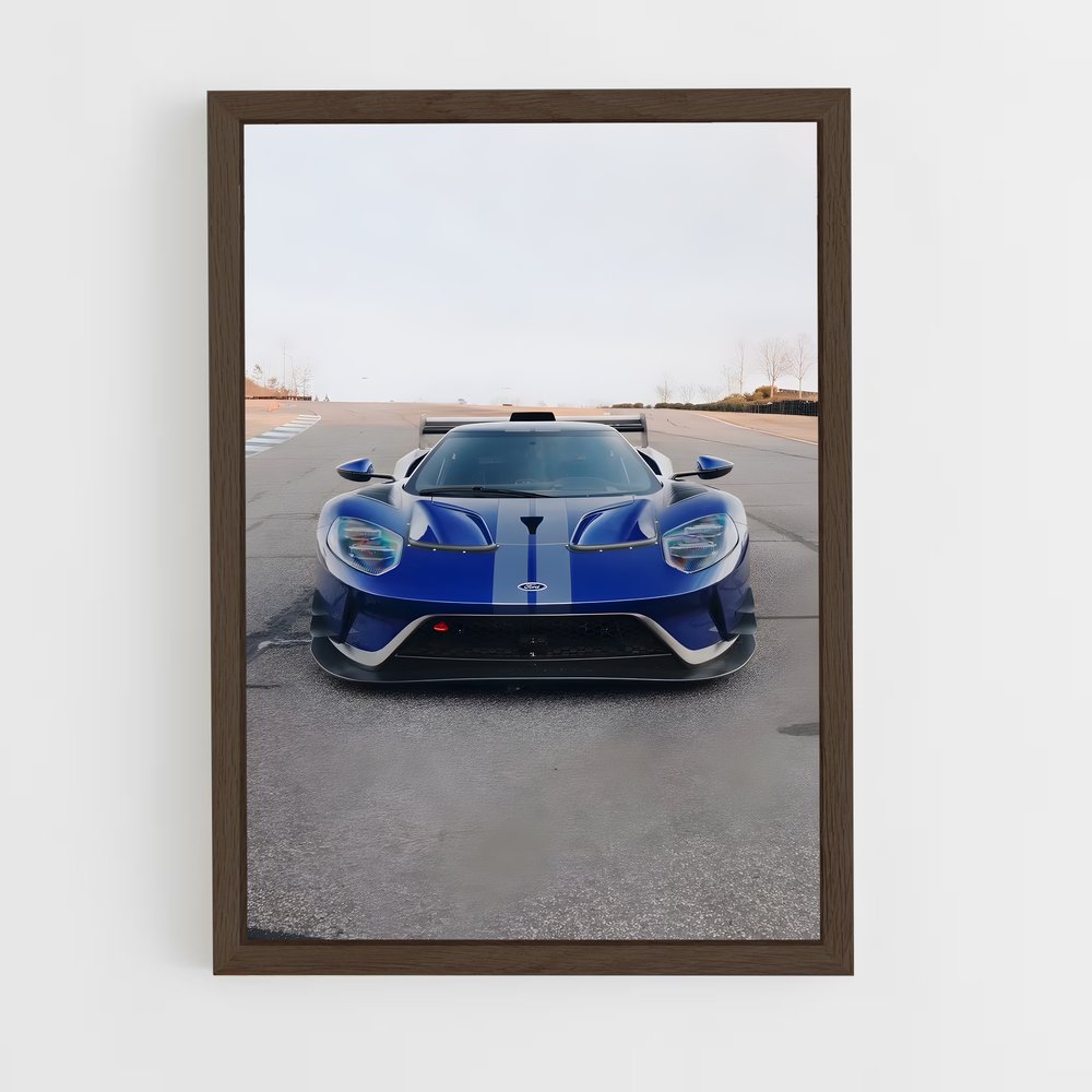 Poster Route Bleu et Blanc – affiche Ford (vue 5)